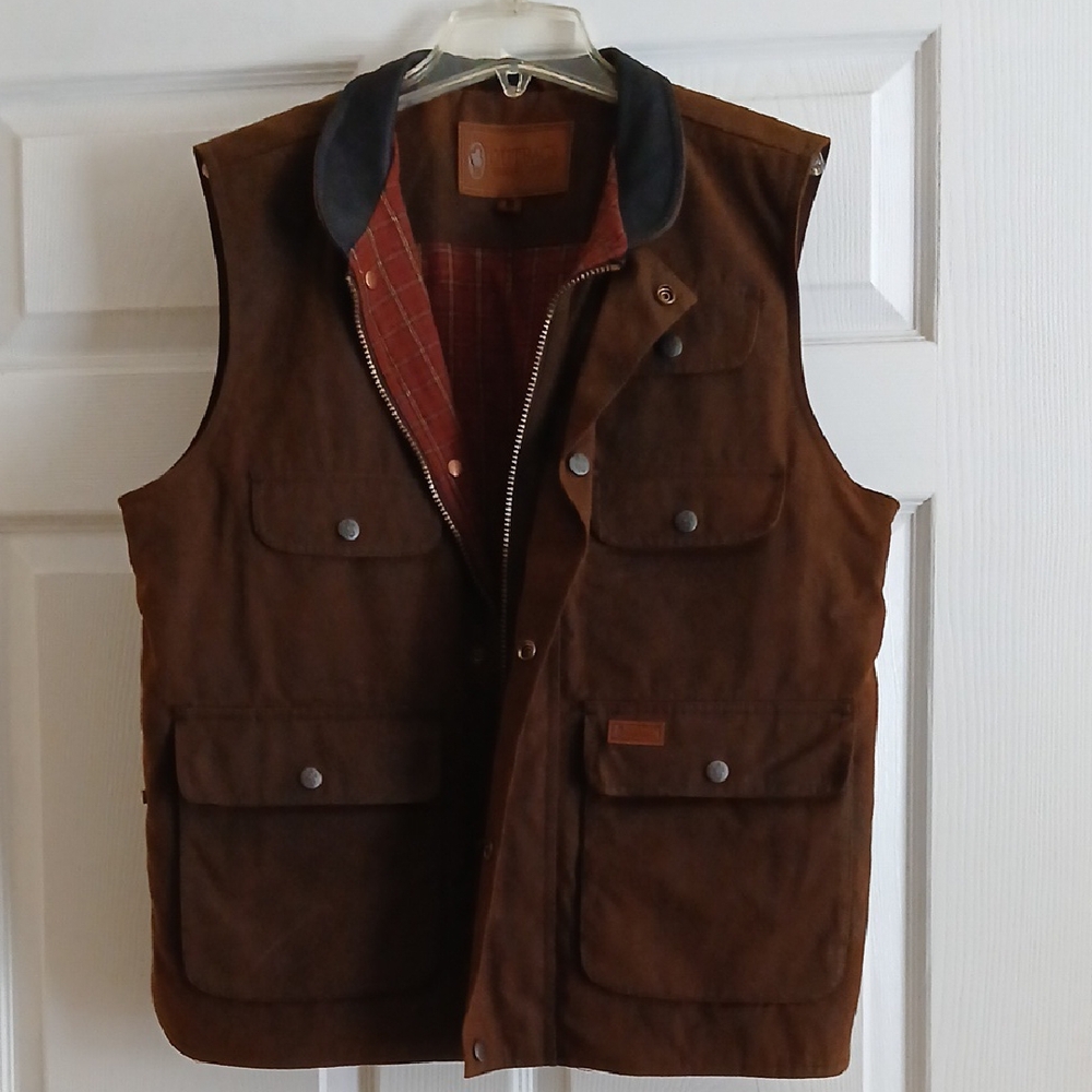 Men's/Women's Fall Brown Outdoor Vest, Like New